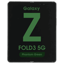 Service Pack - OLED Screen and Digitizer Assembly w/ Frame for Samsung Galaxy Z Fold3 5G (International Version) (Phantom Green)