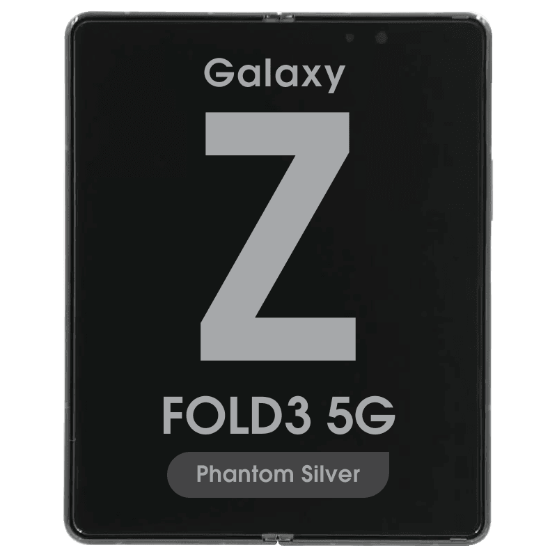 Service Pack - OLED Screen and Digitizer Assembly w/ Frame for Samsung Galaxy Z Fold3 5G (International Version) (Phantom Silver)