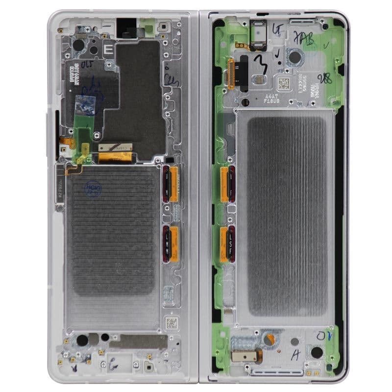 Service Pack - OLED Screen and Digitizer Assembly w/ Frame for Samsung Galaxy Z Fold3 5G (International Version) (Phantom Silver)