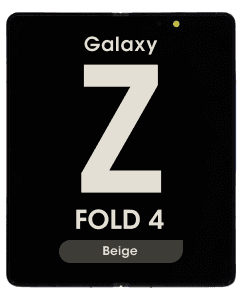 OEM Pull - OLED Screen and Digitizer Assembly w/ Frame for Samsung Galaxy Z Fold 4 (F936) (US Version) (Main Screen) (Grade B) (Beige)