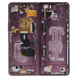OEM Pull - OLED Screen and Digitizer Assembly w/ Frame for Samsung Galaxy Z Fold 4 (F936) (US / International) (Main Screen)(Grade B Plus) (Burgundy)