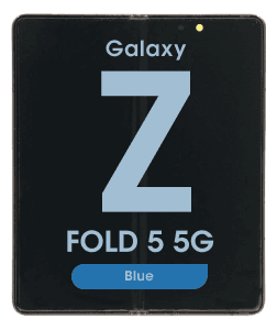 OEM Pull - OLED Screen and Digitizer Assembly w/ Frame for Samsung Galaxy Z Fold 5 5G (F946) (Grade B) (Blue)
