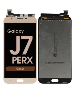 LCD Screen and Digitizer Assembly for Samsung Galaxy J7 Perx (J727) (No Frame) (Gold)