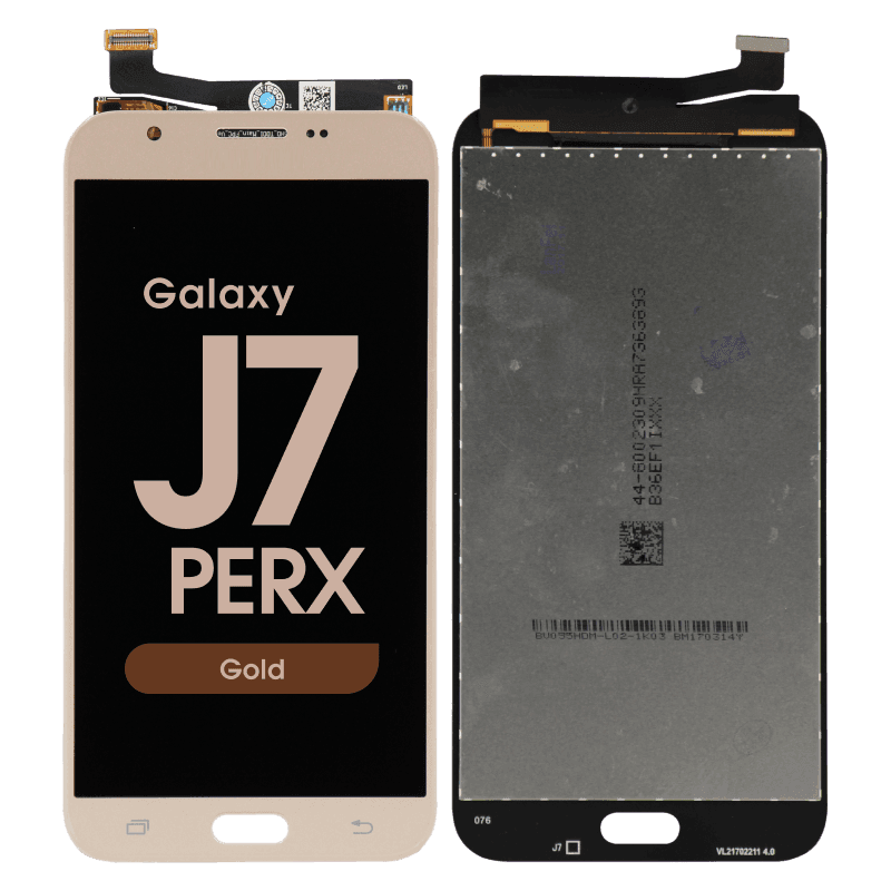 LCD Screen and Digitizer Assembly for Samsung Galaxy J7 Perx (J727) (No Frame) (Gold)
