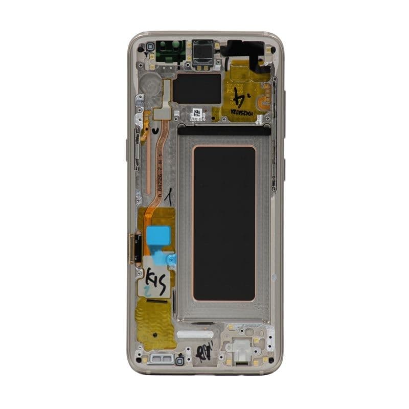 Service Pack - OLED Screen and Digitizer Assembly w/ Frame for Samsung Galaxy S8 (G950) (Maple Gold)