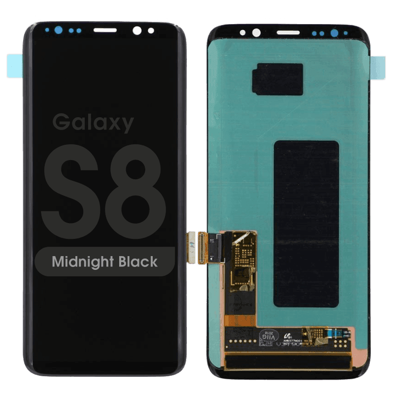 Refurbished - OLED Screen and Digitizer Assembly for Samsung Galaxy S8 (G950) (No Frame) (Midnight Black)
