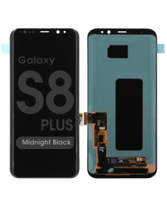 Refurbished - OLED Screen and Digitizer Assembly for Samsung Galaxy S8 Plus (G955) (No Frame) (Midnight Black)
