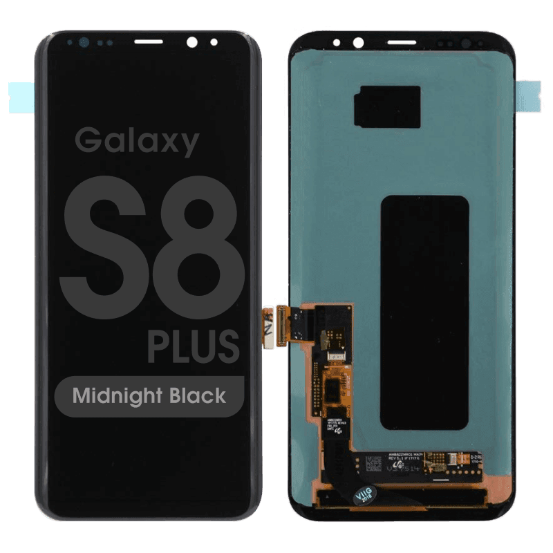 Refurbished - OLED Screen and Digitizer Assembly for Samsung Galaxy S8 Plus (G955) (No Frame) (Midnight Black)