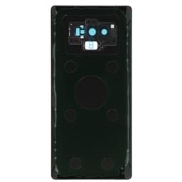 Back Cover w/ Adhesive / Camera Lens for Samsung Galaxy Note 9 (N960) (No Logo) (Midnight Black)
