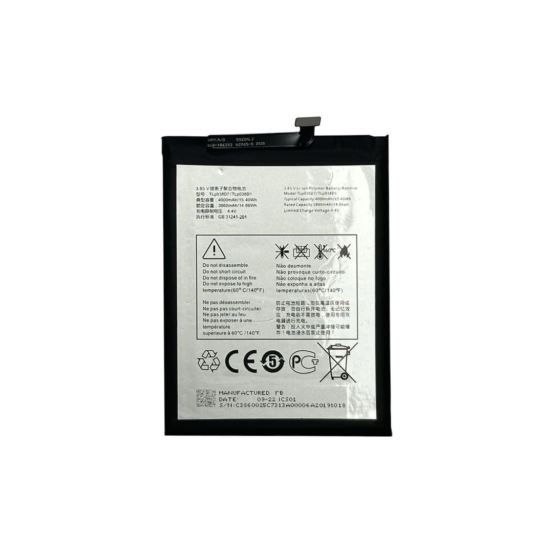 Battery for Alcatel 1S (5028 / 2020) (TLp038d1 / TLp038dA)