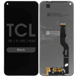 Refurbished - LCD Screen and Digitizer Assembly for TCL 10L / T1 Lite / Plex (Black)
