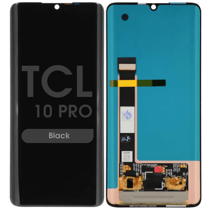 Refurbished - OLED Screen and Digitizer Assembly for TCL 10 Pro (T799B) (No Frame) (Black)