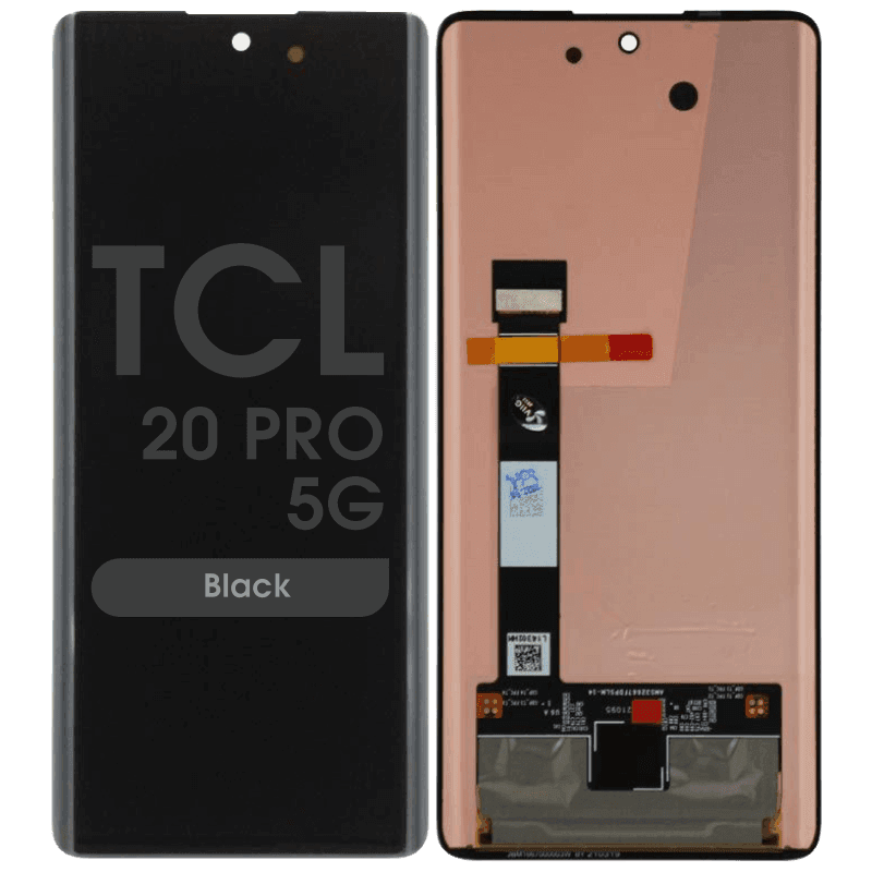 Refurbished - OLED Screen and Digitizer Assembly for TCL 20 Pro 5G (No Frame) (Black)