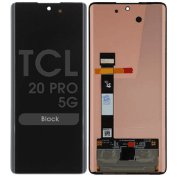 Refurbished - OLED Screen and Digitizer Assembly for TCL 20 Pro 5G (No Frame) (Black)