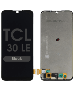 Refurbished - LCD and Digitizer Assembly for TCL 30 LE (No Frame) (Black)