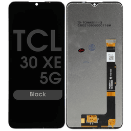 Refurbished - LCD and Digitizer Assembly for TCL 30 XE 5G (T767W) (No Frame) (Black)