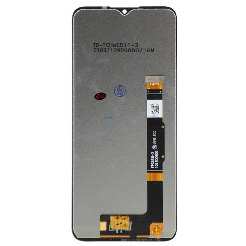 Refurbished - LCD and Digitizer Assembly for TCL 30 XE 5G (T767W) (No Frame) (Black)