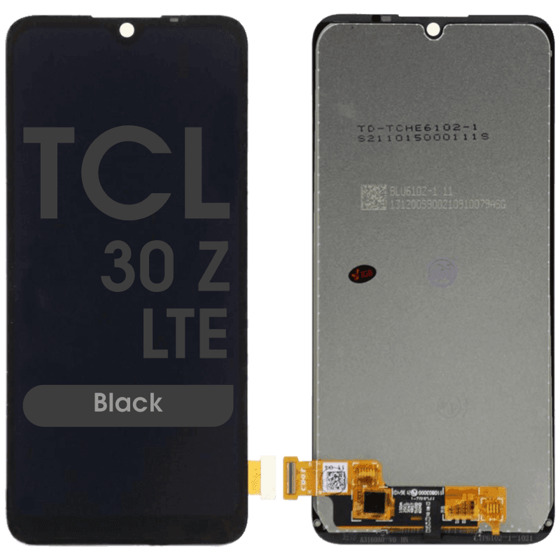 Refurbished - LCD and Digitizer Assembly for TCL 30 Z LTE (No Frame) (Black)
