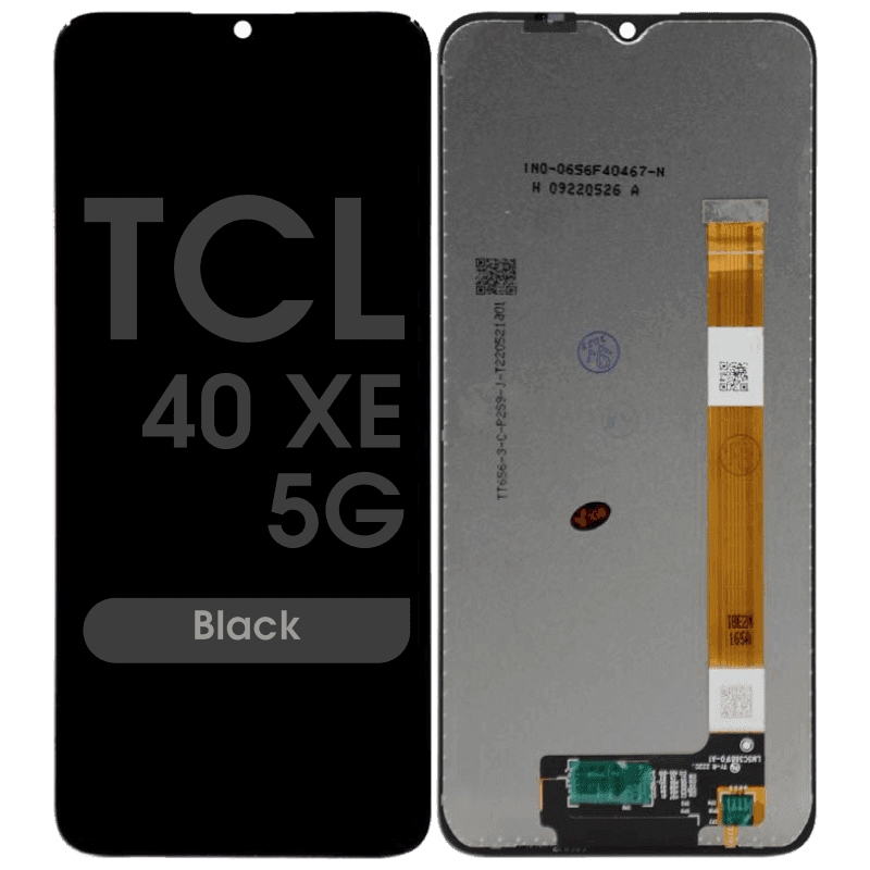 Refurbished - LCD and Digitizer Assembly for TCL 40 XE 5G (No Frame) (Black)