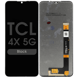 Refurbished - LCD and Digitizer Assembly for TCL 4x 5G (T601DL) (No Frame) (Black)
