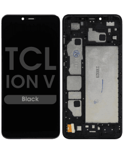 Refurbished - LCD and Screen Digitizer Assembly w/ Frame for TCL ION V 
 (T607DL)  (Black)