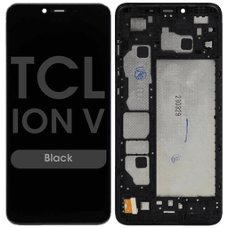 Refurbished - LCD and Screen Digitizer Assembly w/ Frame for TCL ION V 
 (T607DL)  (Black)
