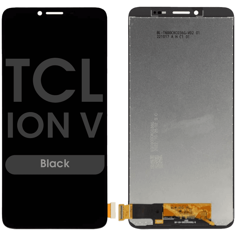 Refurbished - LCD and Screen Digitizer Assembly for TCL ION V (T607DL) (No Frame) (Black)