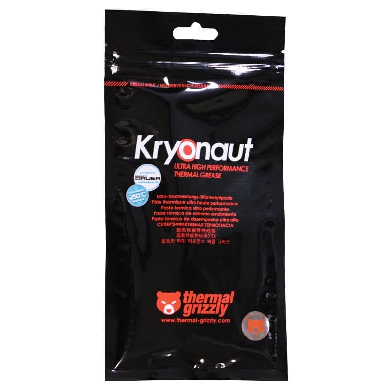 Thermal Grizzly Kryonaut Ultra-High Performance Thermal Grease (1g Tube) (Industrial Level)