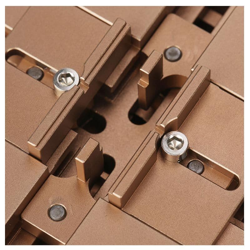 2UUL - BGA Reballing Soldering Station 80mm / 90mm w/ Auto Lock Accurate Position / Multi-Sides Adjustment w/ 4pcs Universal Stencils