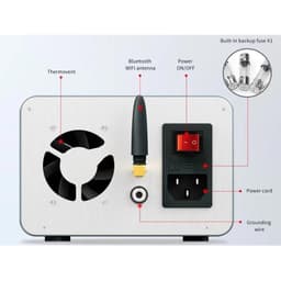 Axiun - P3208 320W / 32V / 8A Smart Regulated Power Supply Current / Voltage Adjustable Output DC Power w/ One Key Boot Power Cable w/ Bluetooth / WiFi Antenna