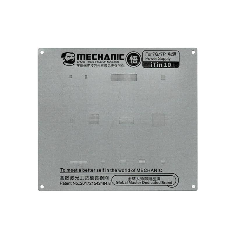 Mechanic - iTin 10 Stencil for iPhone 7 / 7 Plus (Power Supply)