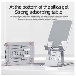 Ultra-Thin Adjustable Portable Phone / Tablet Stand