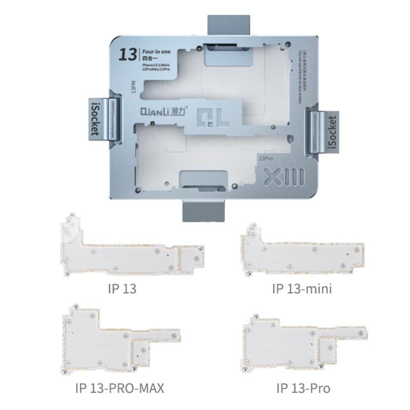 Qianli - iSocket 4 in 1 Motherboard Layered Test Frame for iPhone 13 / 13 Pro / 13 Mini / 13 Pro Max Mainboard Function Tester MEGA-IEDA