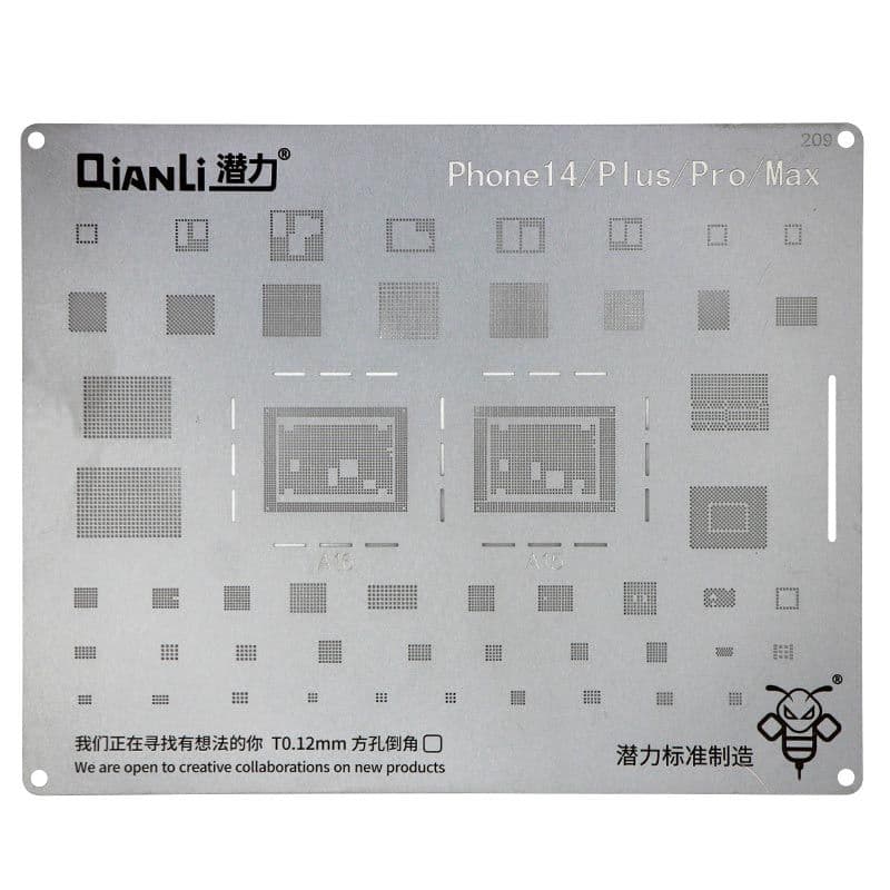 Qianli - Bumblebee Stencil for iPhone 14 / 14 Plus / 14 Pro / 14 Pro Max  (QS209)