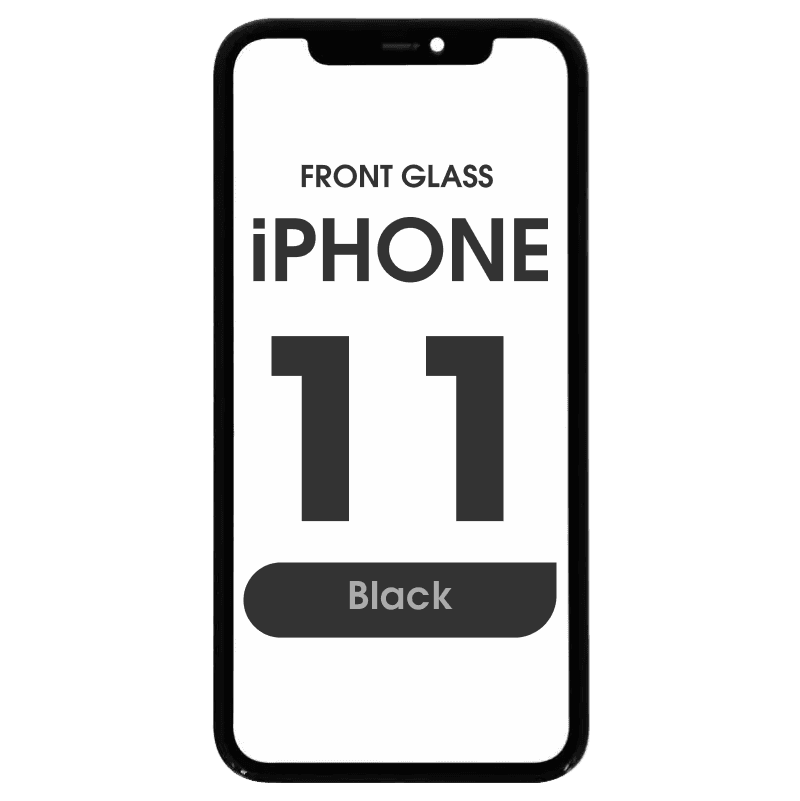 (3in1) Front Glass w/ Frame / OCA for iPhone 11