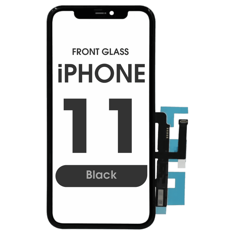 (4in1) Long Cable Front Glass w/ Digitizer / Frame / OCA for iPhone 11
