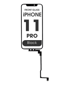 (3in1) Long Cable Front Glass w/ Digitizer / OCA w/ out IC for iPhone 11 Pro