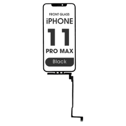 (3in1) Long Cable Front Glass w/ Digitizer / OCA w/ out IC for iPhone 11 Pro Max