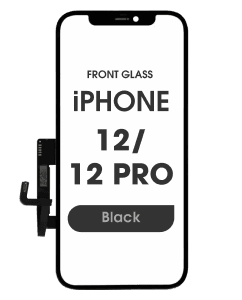 (3in1) Long Cable Front Glass w/ Digitizer / OCA for iPhone 12 / 12 Pro