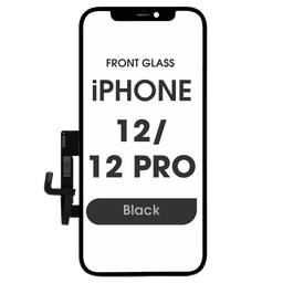 (3in1) Long Cable Front Glass w/ Digitizer / OCA for iPhone 12 / 12 Pro