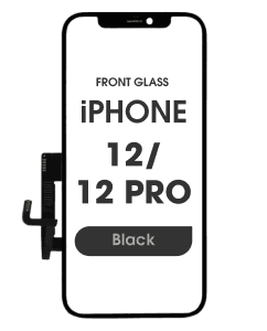 (3in1) Long Cable Front Glass w/ Digitizer / OCA w/ out IC for iPhone 12 / 12 Pro