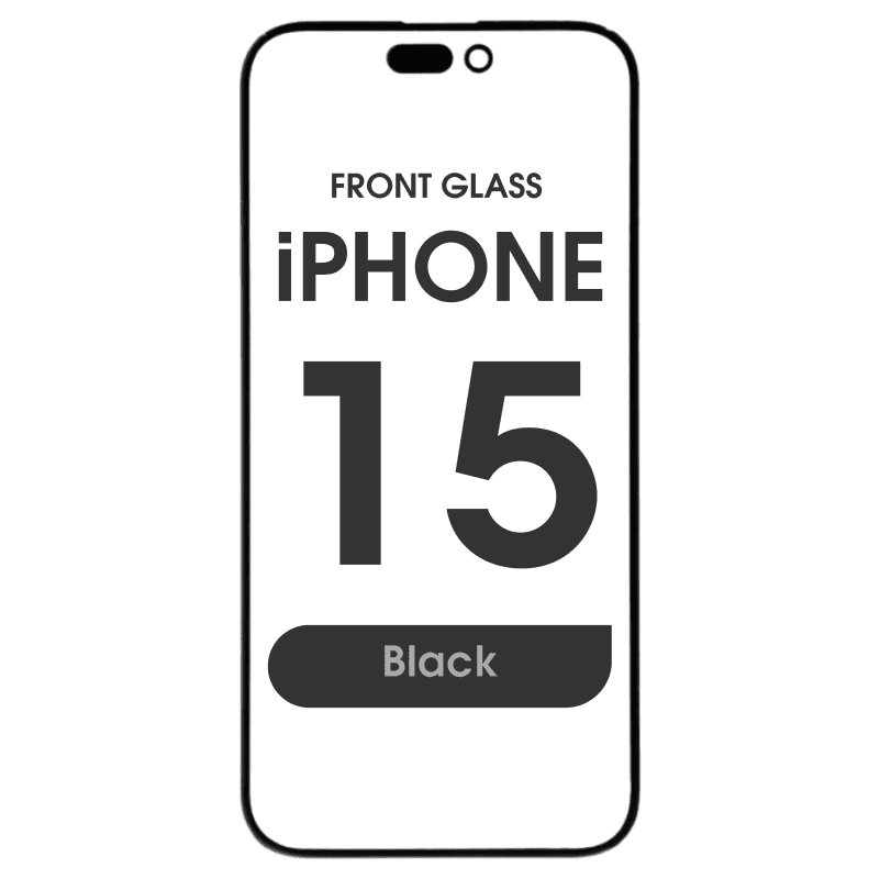 (2in1) Front Glass w/ OCA for iPhone 15
