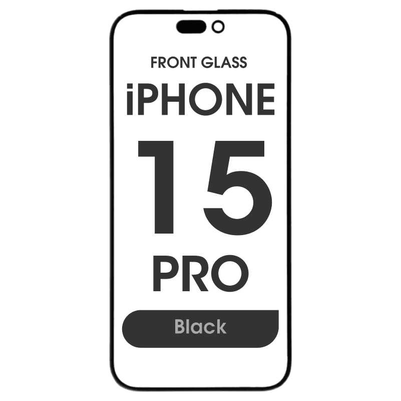 (2in1) Front Glass w/ OCA for iPhone 15 Pro