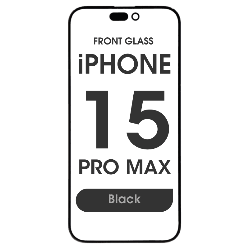 (2in1) Front Glass w/ OCA for iPhone 15 Pro Max