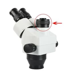 Adjustable Camera Mount for Trinocular Microscopes (0.5x)