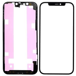 (3in1) Front Glass w/ OCA/frame bezel for iPhone 12 / 12 Pro