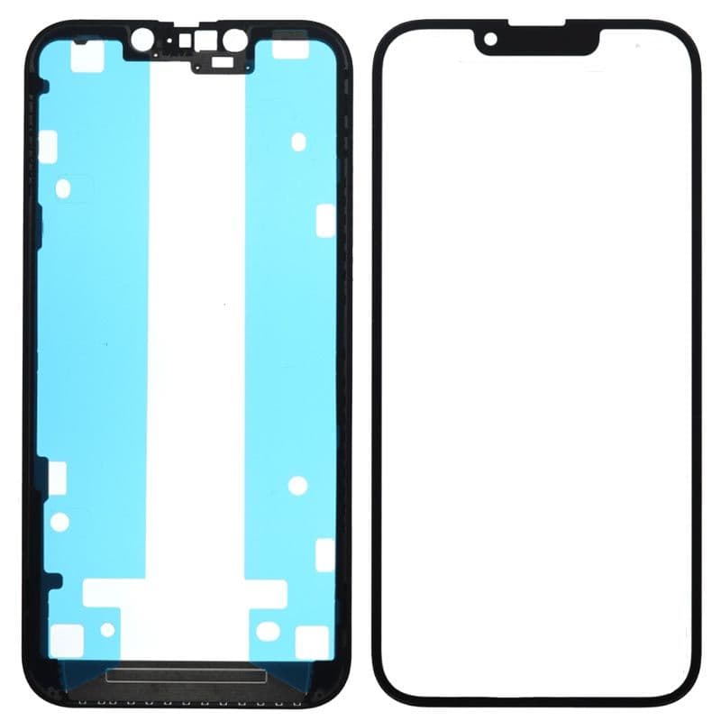 (3in1) Front Glass w/ OCA/frame bezel for iPhone 13