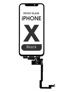 (3in1) Long Cable Front Glass w/ Digitizer / OCA for iPhone X