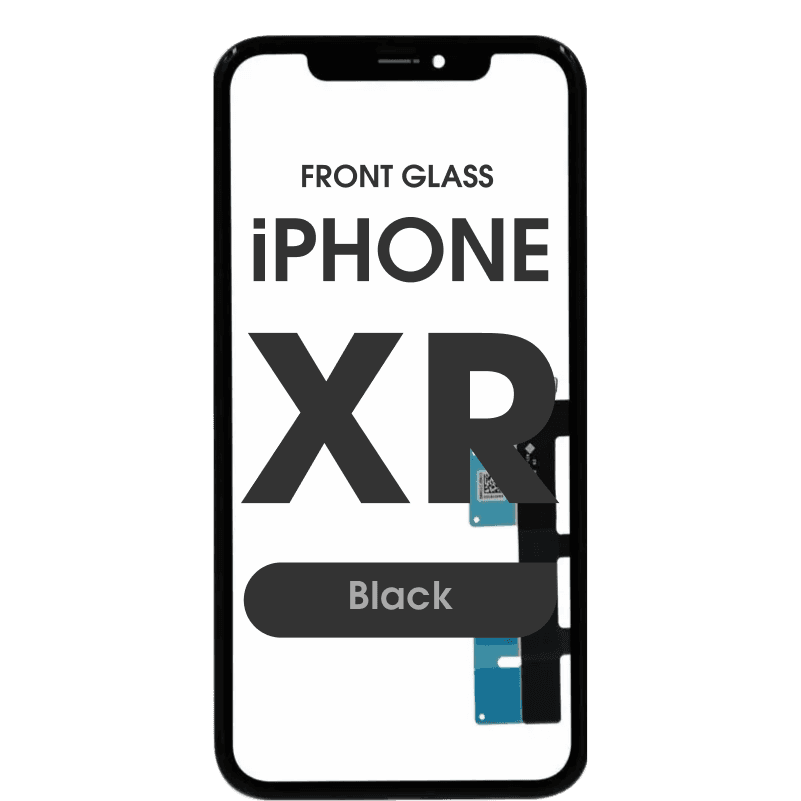 (4in1) Long Cable Front Glass w/ Digitizer / Frame / OCA for iPhone XR