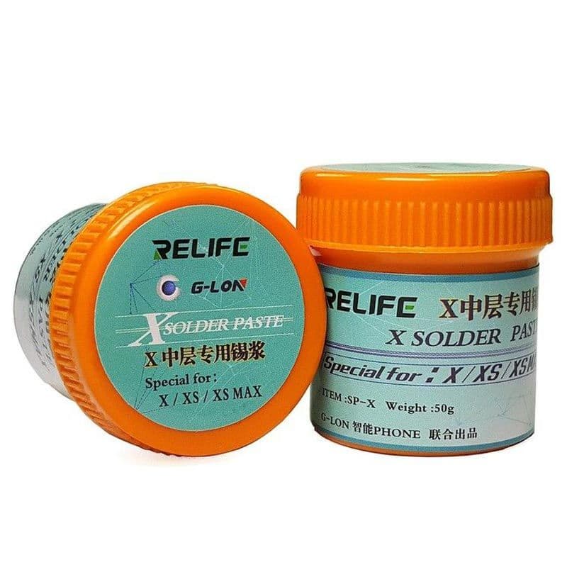 Relife - SP-X Solder Paste for G-LON SS-032 iPhone X / XS / XS Max Middle Layer BGA Reballing (50g)